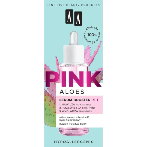 AA ALOES PINK Serum-booster na dzień i na noc, 40 ml