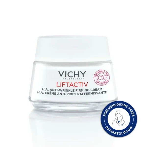 Vichy Liftactiv H.A., Krem przeciwzmarszczkowy na dzień, bezzapachowy, 50 ml