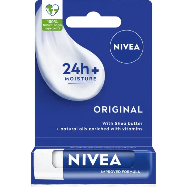 Nivea Original Care pielęgnująca pomadka do ust, 4,8 g