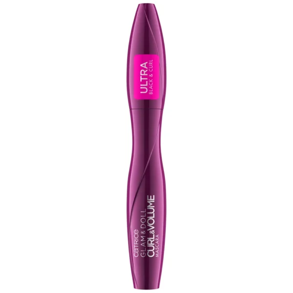 CATRICE Glam & Doll Ultra Black & Curl Volume mascara pogrubiająco-podkręcający tusz do rzęs, 10 ml