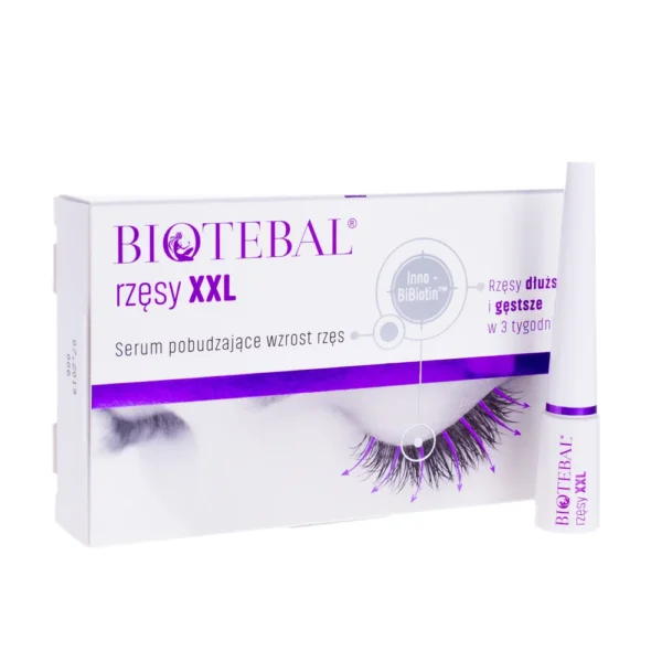 BIOTEBAL rzęsy XXL serum pobudzające wzrost rzęs, 3 ml - obrazek 2