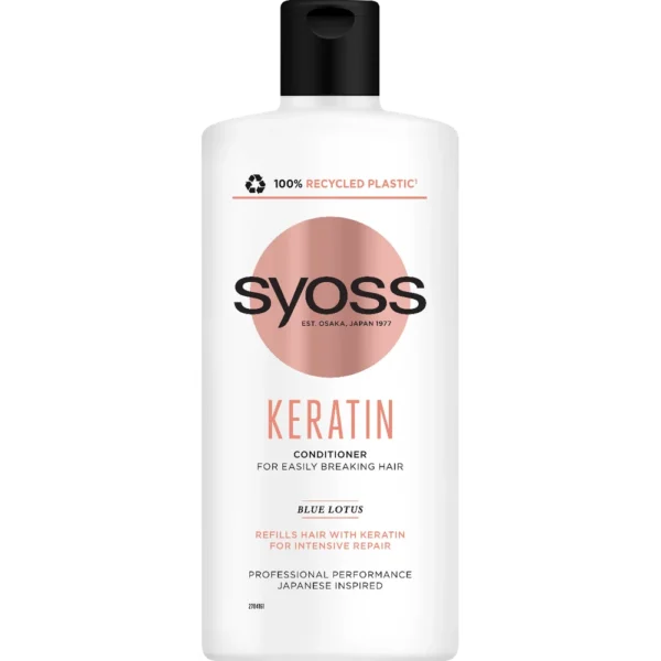 Syoss Keratin odżywka do włosów łamliwych, 440 ml