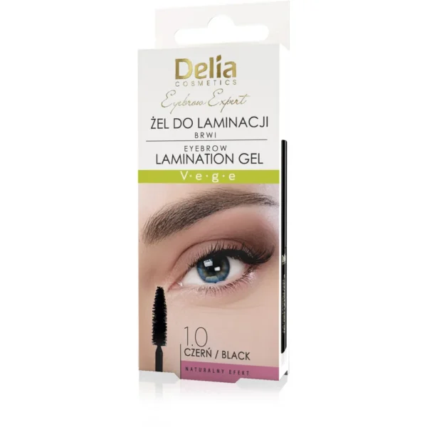 Delia Eyebrow Expert żel do laminacji brwi 1.0 czarny, 4 ml - obrazek 2