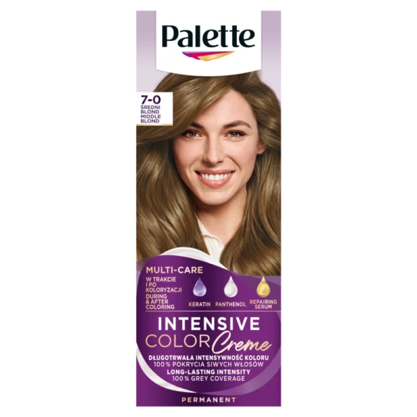 Schwarzkopf Paette Intensive Color Creme farba do włosów N6 średni blond, 1 szt.