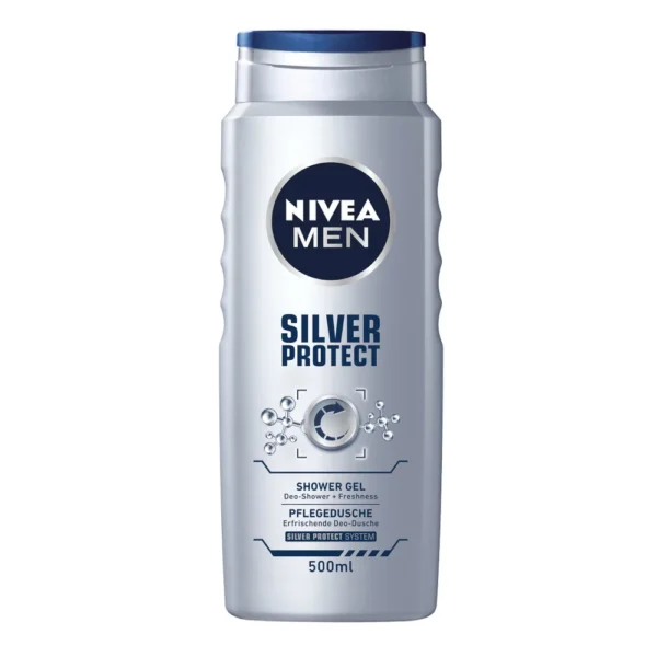 Nivea Silver Protect żel pod prysznic, 500 ml