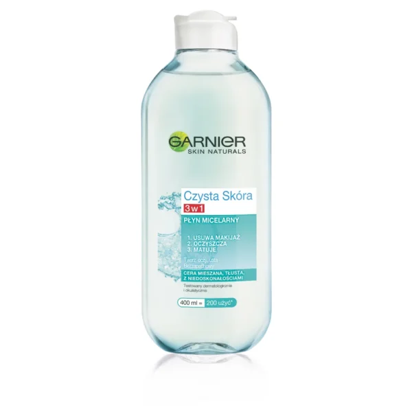 Garnier Skin Naturals Czysta skóra 3w1 płyn micelarny do twarzy, 400 ml