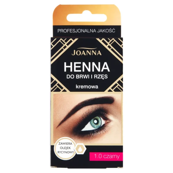 Joanna henna do brwi i rzęs czarna, 15 ml