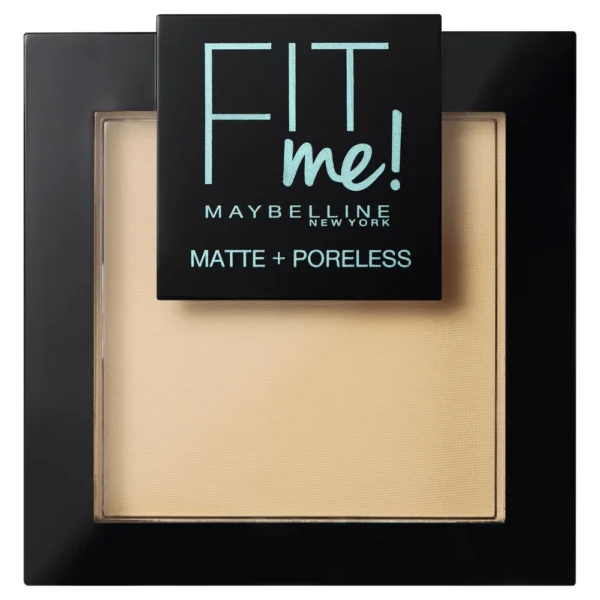 Maybelline Fit me! Matte Poreless puder kompaktowy do twarzy 115 Ivory, 9 g