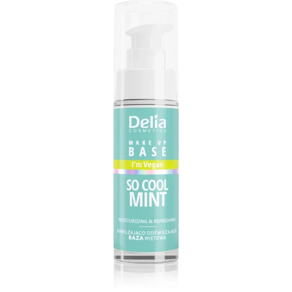 Delia Make Up Base nawilżająco-odświeżająca baza pod makijaż So Cool Mint, 30 ml