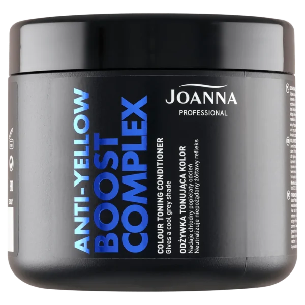 Joanna Professional Anti-Yellow Boost Complex odżywka tonująca kolor, popielata, 500 g