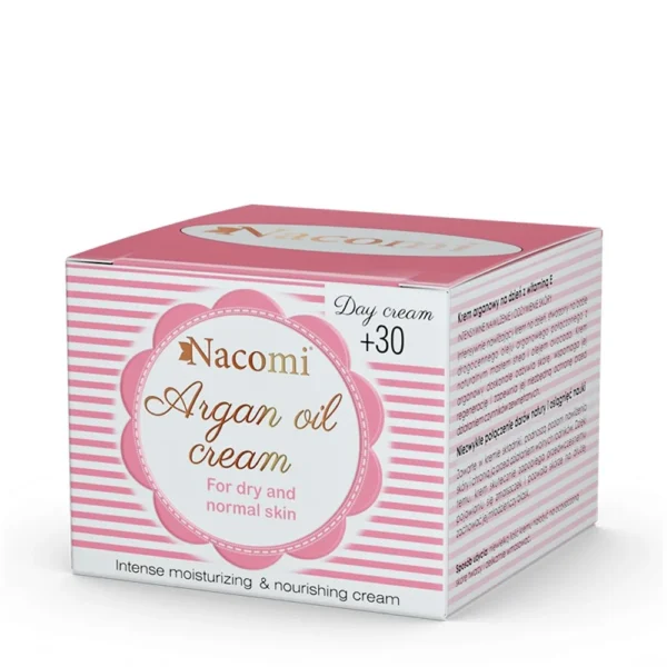 Nacomi krem arganowy na dzień 30+, 50 ml