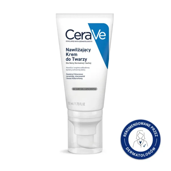 Cerave nawilżający krem do twarzy, 52 ml