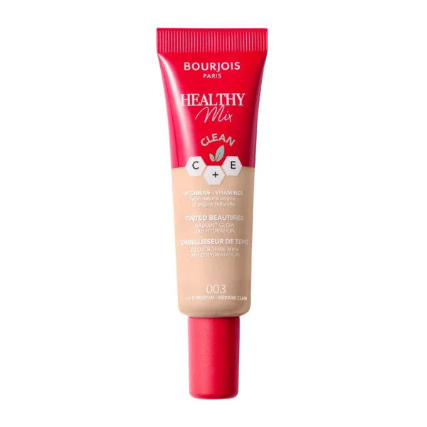 Bourjois Healthy Mix podkład witaminowy do twarzy krem tonujący o naturalnym wykończeniu, 003 Medium, 30 ml