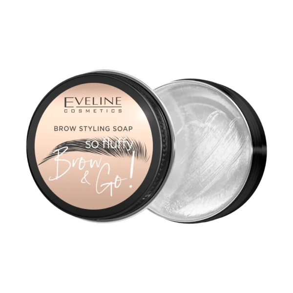 Eveline Cosmetics Brow&Go So Fluffy mydło do stylizacji brwi, 25 g