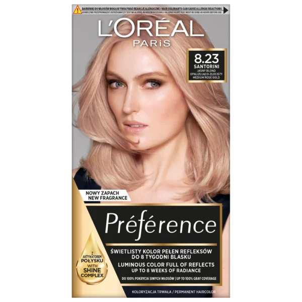 L`Oreal Paris Récital Préférence farba do włosów 8.23 Santorini, 1 szt.