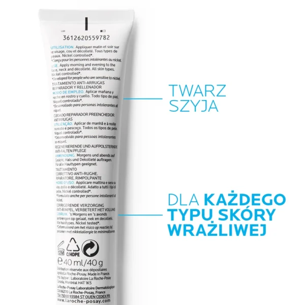 La Roche-Posay Hyalu B5 krem przeciwzmarszczkowy, 40 ml - obrazek 2