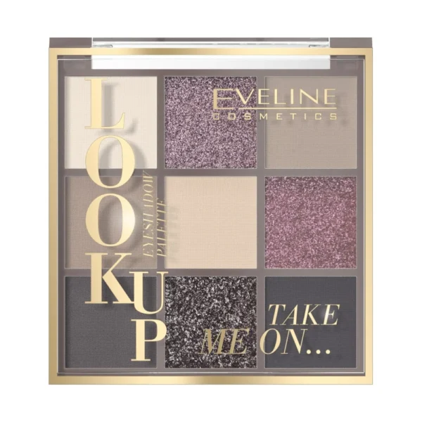 Eveline Cosmetics Eveline Look Up Take Me On paleta 9 cieni do powiek, 10,8 g