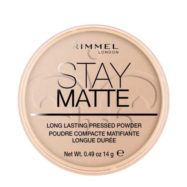 Rimmel Stay Matte puder matujący Silky Beige 005, 14 g