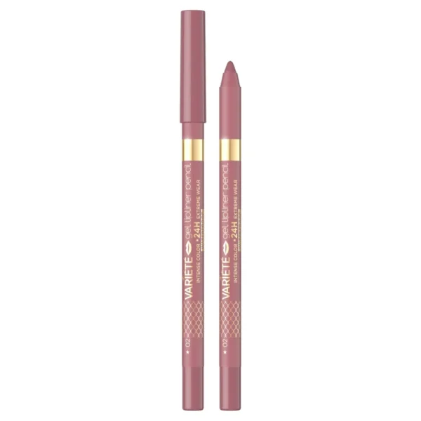 Eveline Cosmetics Variété wodoodporna żelowa konturówka do ust nr 02, 1 g