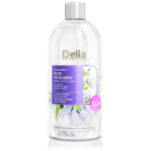 Delia odświeżający płyn micelarny, 500 ml