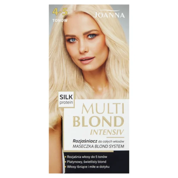 Joanna Multi Blond Intensiv rozjaśniacz do pasemek i balejażu 4-5 tonów, 130 g