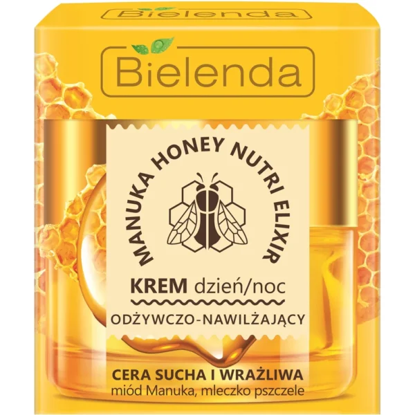 Bielenda Manuka Honey Nutri Elixir krem odżywczo-nawilżający na dzień i noc, 50 ml