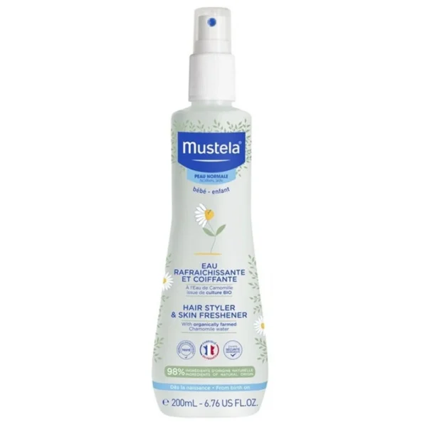 Mustela odświeżający spray ułatwiający rozczesywanie włosów, 200 ml