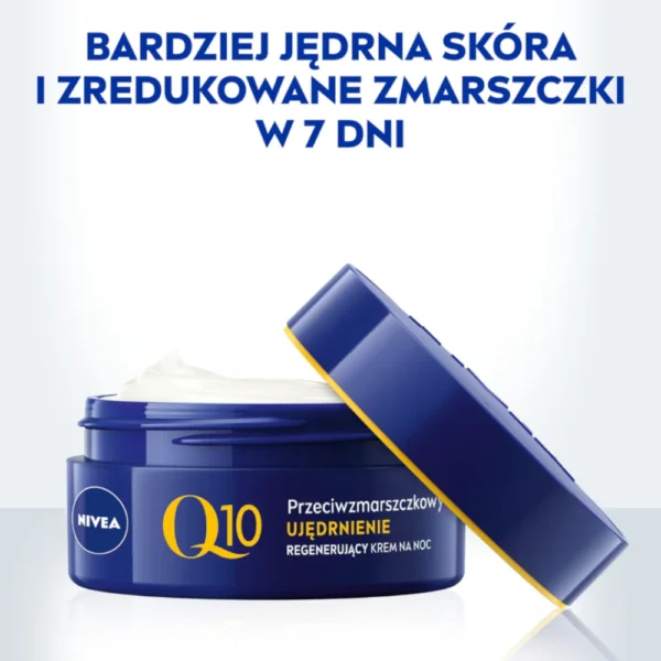 Nivea Q10 Ujędrnienie przeciwzmarszczkowy krem do twarzy na noc, 50 ml - obrazek 6