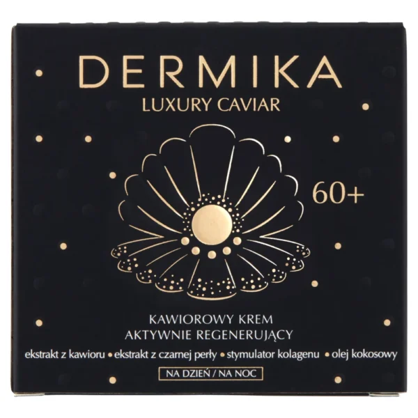 Dermika Luxury Caviar kawiorowy krem aktywnie regenerujący 60+, 50 ml