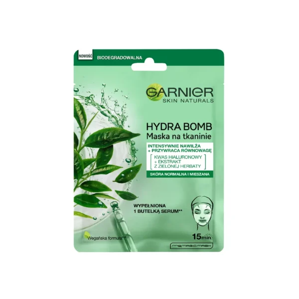 Garnier Skin Naturals Moisture + Freshness maska w płachcie, 28 g