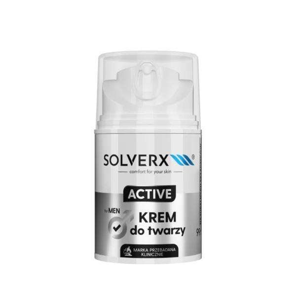 Solverx Active Men Krem do twarzy, 50 ml