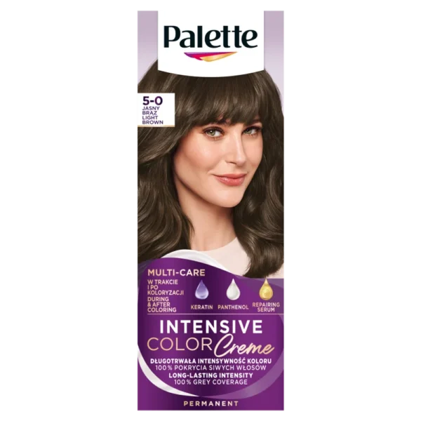 Schwarzkopf Palette Intensive Color Creme farba do włosów N4 jasny brąz, 1 szt.