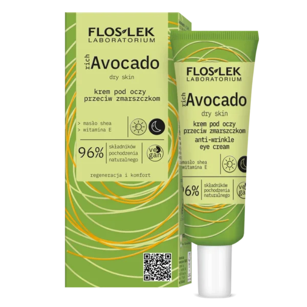 Floslek richAvocado krem pod oczy przeciw zmarszczkom, 30 ml