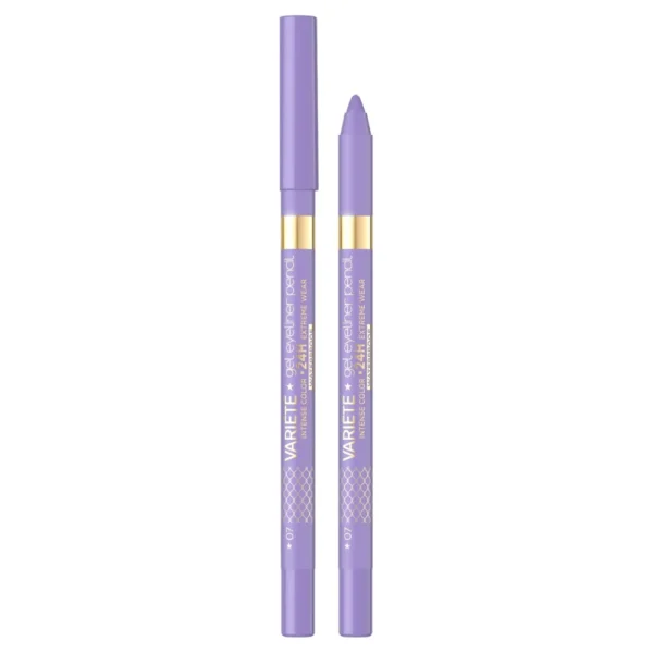 Eveline Cosmetics Variété żelowa kredka do oczu, 07 – Lavender, 1 szt.