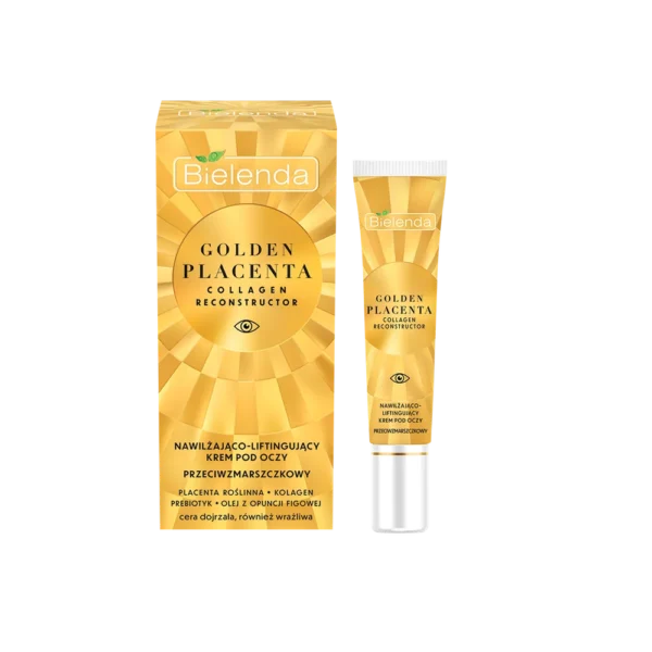 Bielenda Golden Placenta Collagen Reconstructor nawilżająco-liftingujący krem pod oczy, 15 ml