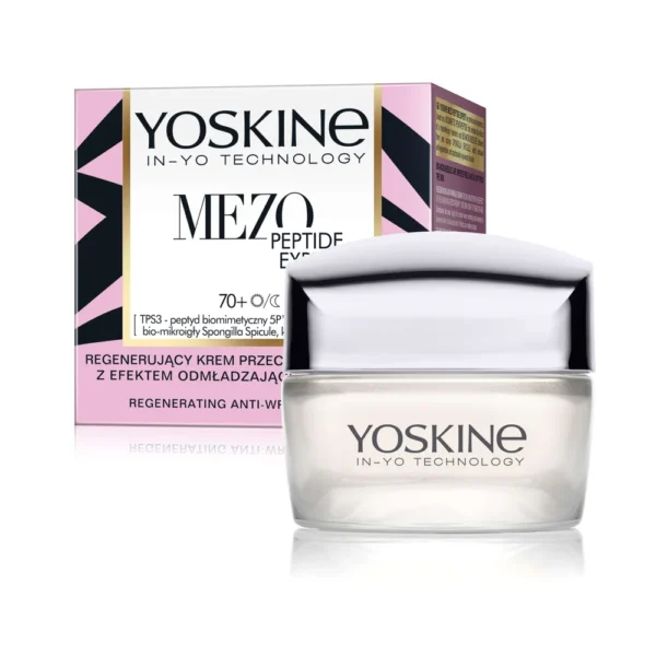 Yoskine Mezo Peptide Expert regenerujący krem przeciwzmarszczkowy 70+, 50 ml