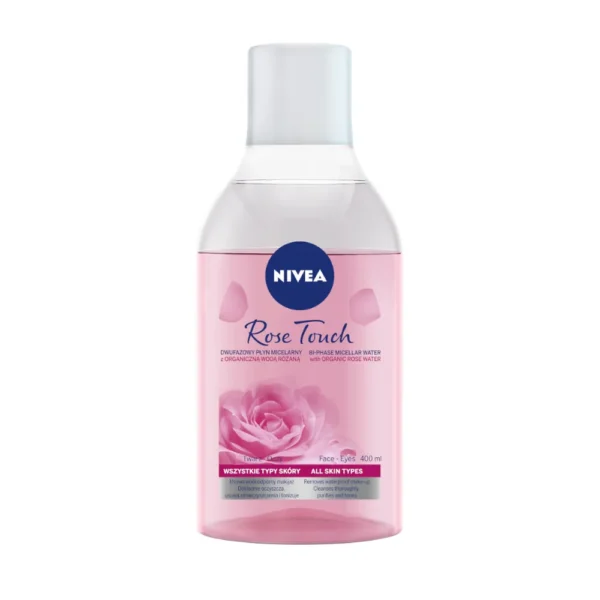 Nivea dwufazowy płyn micelarny z wodą różaną, 400 ml