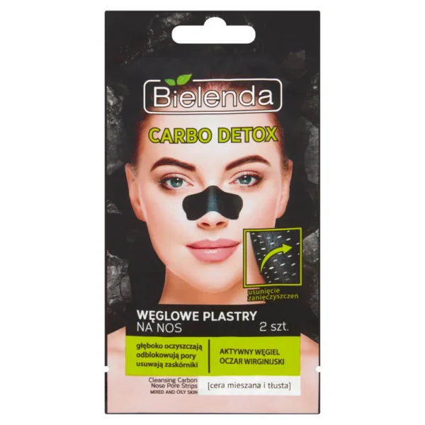 Bielenda Carbo Detox węglowe plastry na nos, 2 szt.