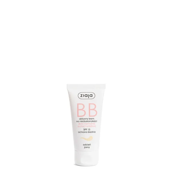 Ziaja BB aktywny krem koloryzujący odcień jasny, 50 ml