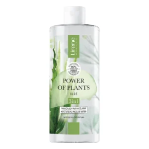 Lirene Power Of Plants Aloes nawilżający płyn micelarny 3w1, 400 ml