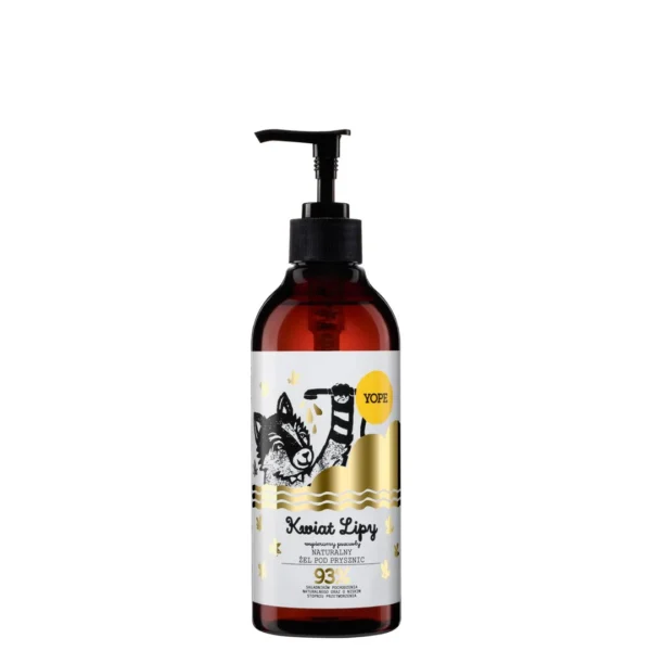 YOPE żel pod prysznic lipa 98%, 400 ml