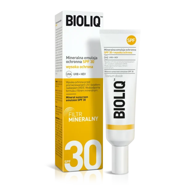 Bioliq SPF mineralna emulsja ochronna SPF 30, 30 ml