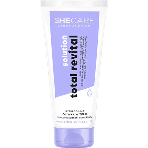 SheCare Total Revital Solution hydrofilna oliwka w żelu do oczyszczania i demakijażu, 95 g - obrazek 3