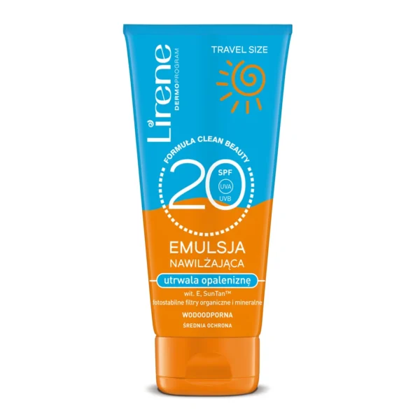 Lirene Sun nawilżająca emulsja do opalania SPF 20, 90 ml - obrazek 2