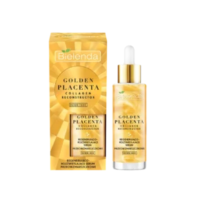 Bielenda Golden Placenta Collagen Reconstructor regenerująco-rozświetlające serum przeciwzmarszczkowe, 30 g