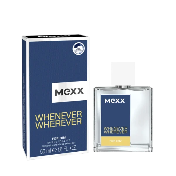 Mexx Whenever Wherever For Him Woda toaletowa dla mężczyzn, 50 ml - obrazek 2
