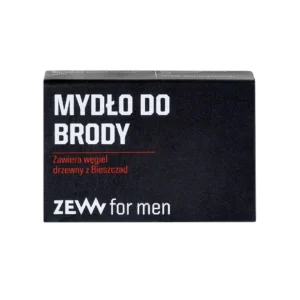 ZEW For Men mydło do brody Węgiel drzewny, 85 ml