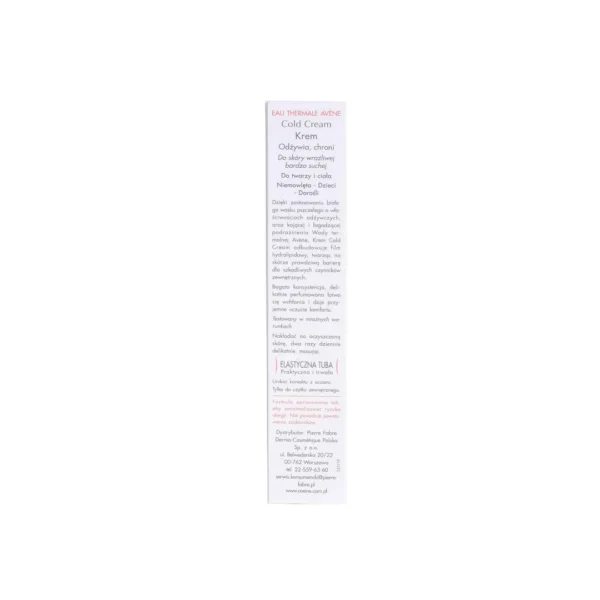 Avene Cold Cream krem, 40 ml - obrazek 3