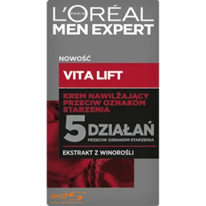 L`Oreal Men Expert Vita Lift krem nawilżający do twarzy przeciw starzeniu, 50 ml