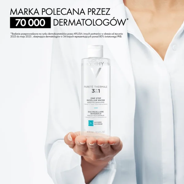 Vichy Purete Thermale płyn micelarny do skóry wrażliwej, 400 ml - obrazek 4